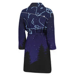 Aries Constellation Print Men's Bathrobe