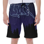 Aries Constellation Print Men's Beach Shorts