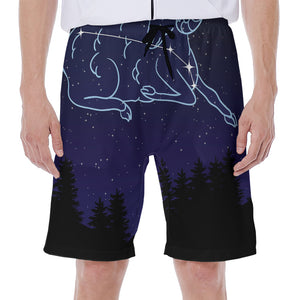 Aries Constellation Print Men's Beach Shorts