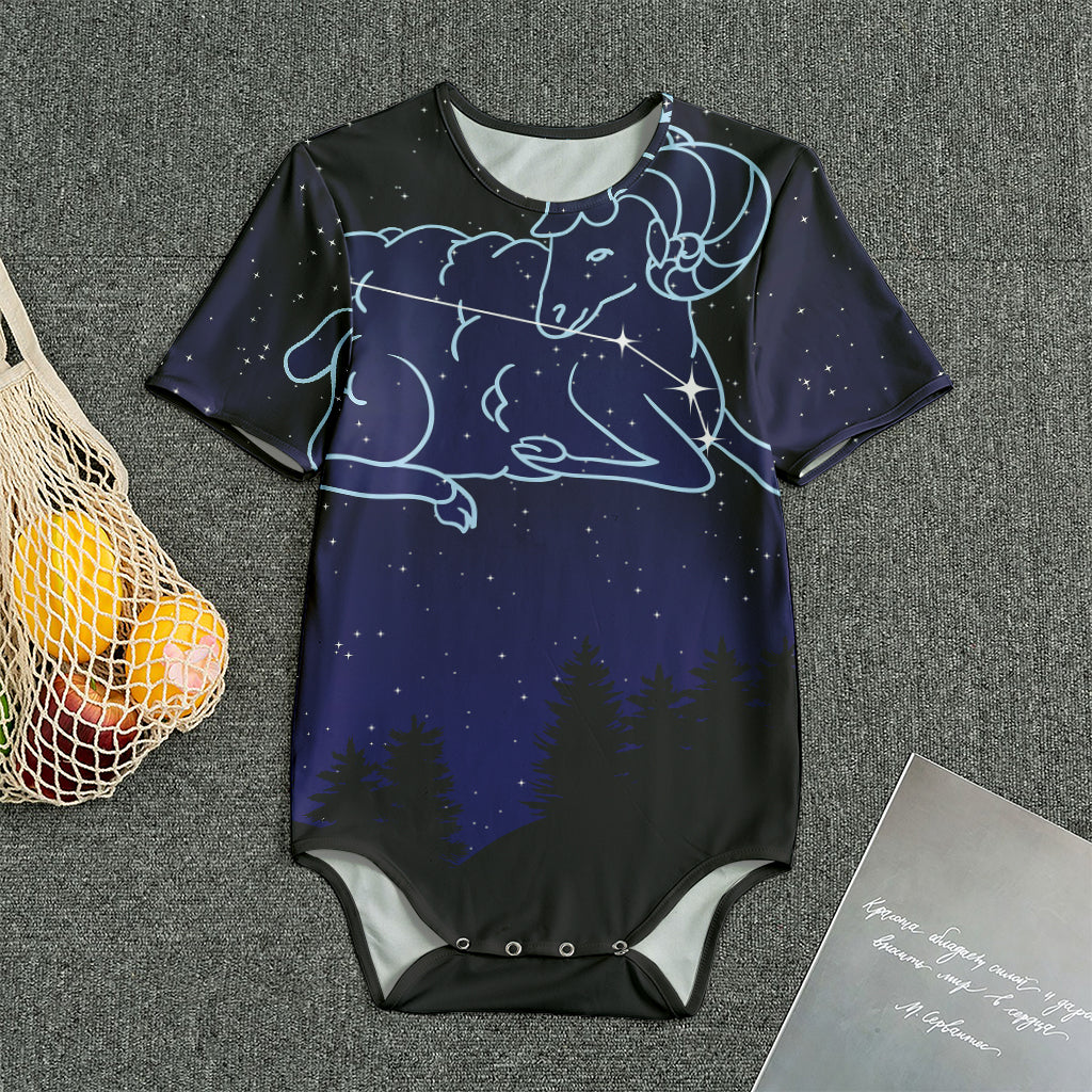 Aries Constellation Print Men's Bodysuit