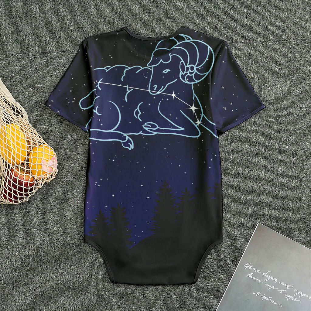 Aries Constellation Print Men's Bodysuit
