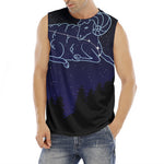 Aries Constellation Print Men's Fitness Tank Top