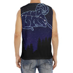 Aries Constellation Print Men's Fitness Tank Top