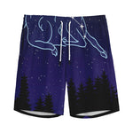 Aries Constellation Print Men's Sports Shorts