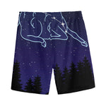 Aries Constellation Print Men's Sports Shorts