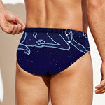 Aries Constellation Print Men's Swim Briefs