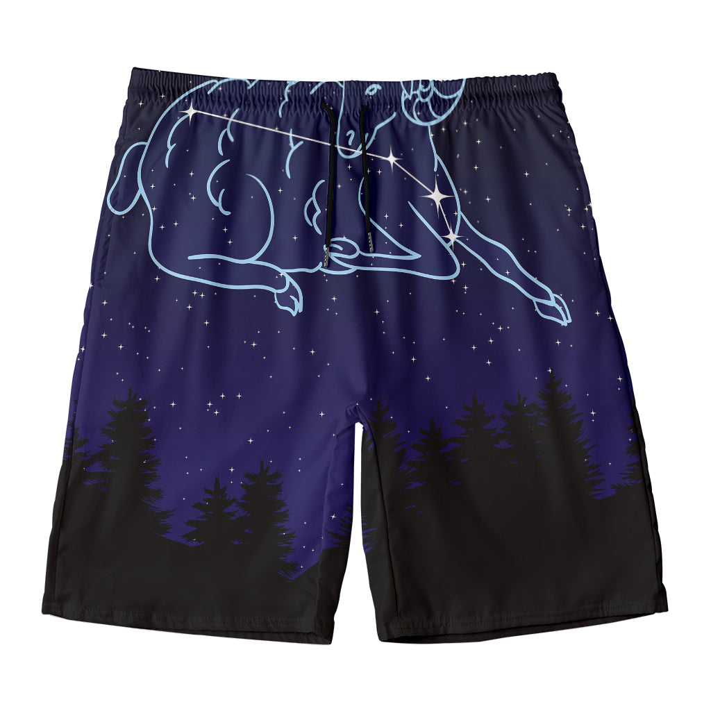 Aries Constellation Print Men's Swim Trunks