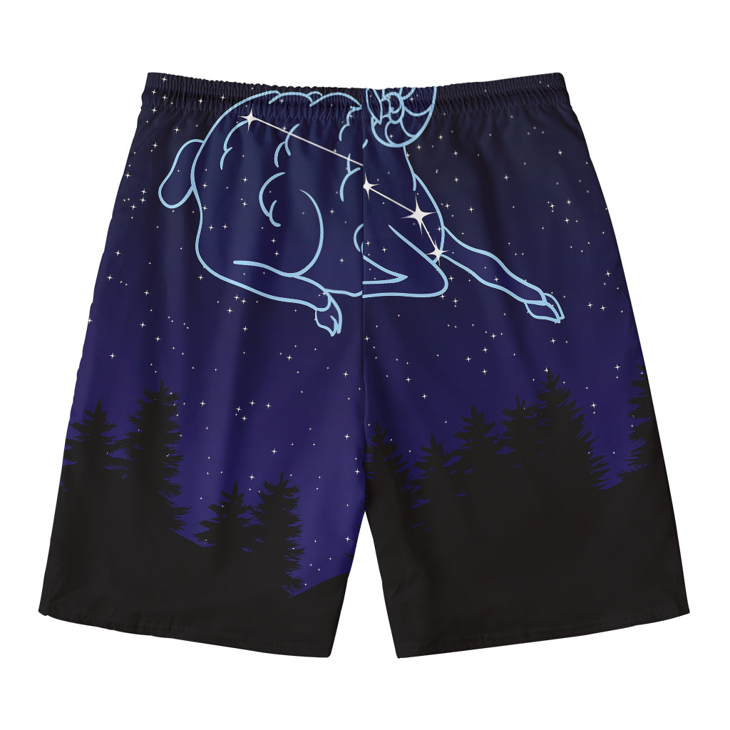 Aries Constellation Print Men's Swim Trunks