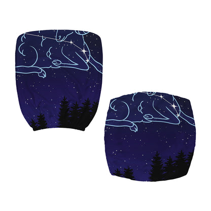 Aries Constellation Print Office Chair Cover