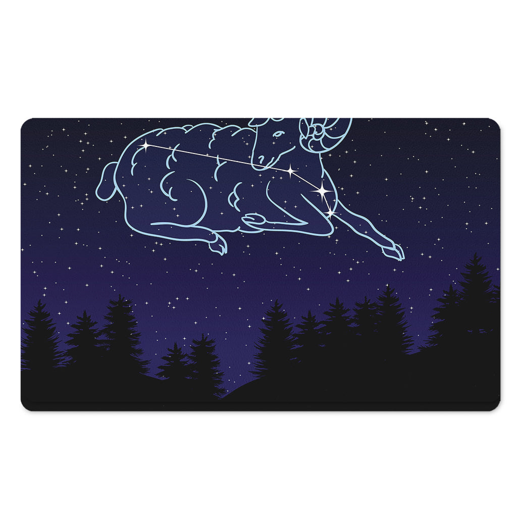 Aries Constellation Print Polyester Doormat