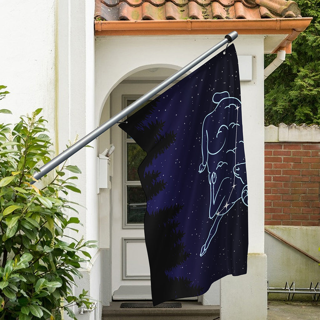 Aries Constellation Print Polyester Flag