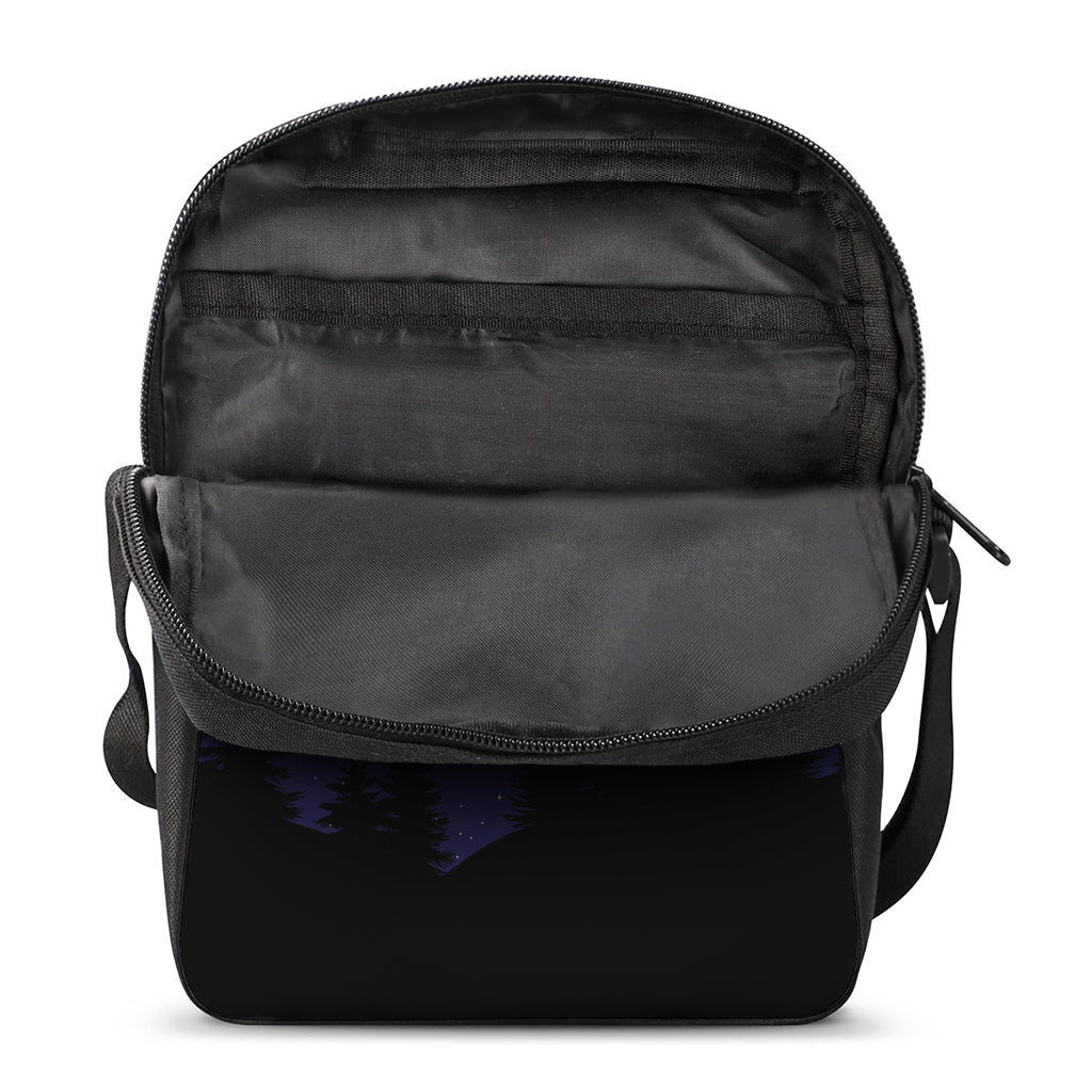 Aries Constellation Print Rectangular Crossbody Bag