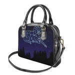 Aries Constellation Print Shoulder Handbag