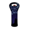 Aries Constellation Print Single Neoprene Wine Tote