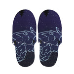 Aries Constellation Print Slippers