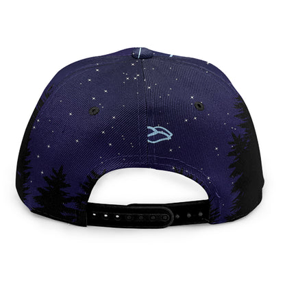 Aries Constellation Print Snapback Cap