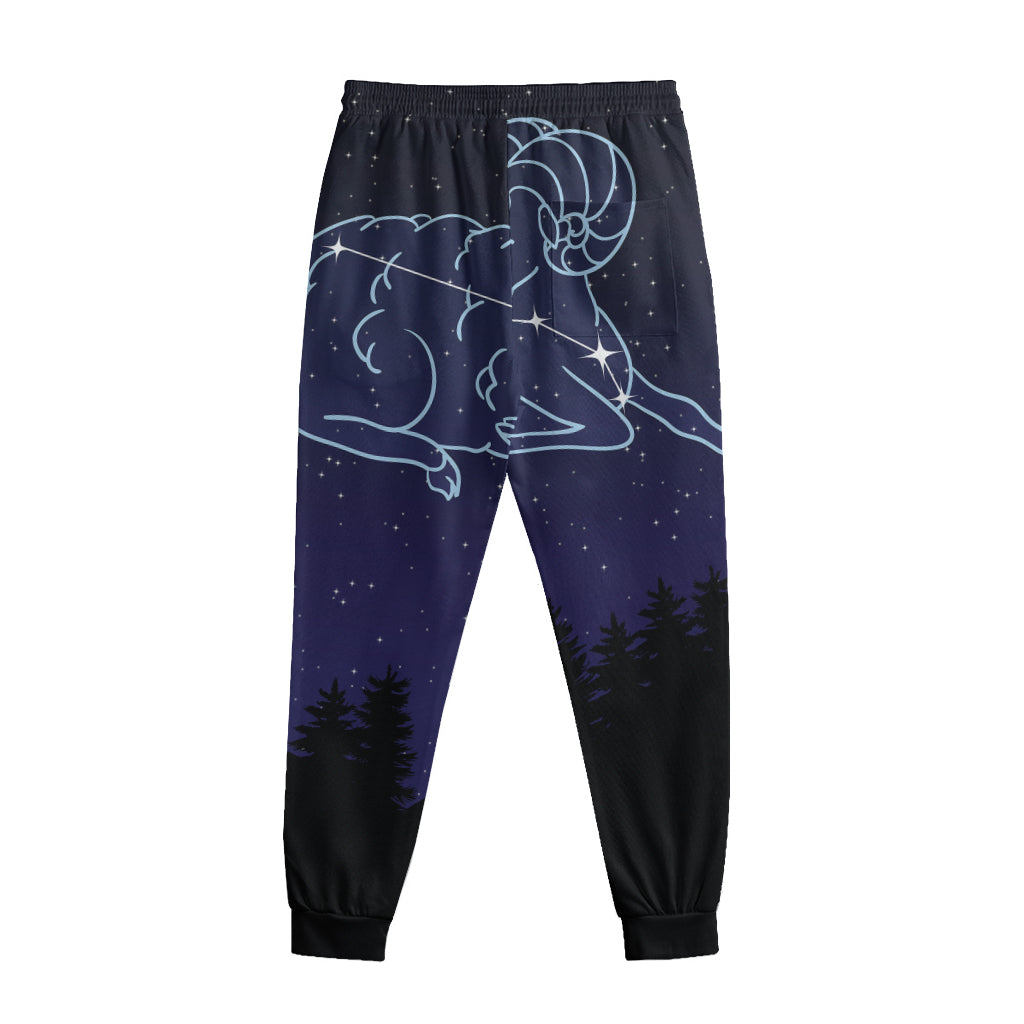 Aries Constellation Print Sweatpants