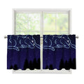 Aries Constellation Print Tier Curtains