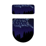 Aries Constellation Print Toilet Lid And Tank Cover Set