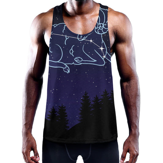 Aries Constellation Print Training Tank Top