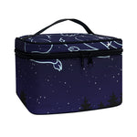 Aries Constellation Print Travel Makeup Bag