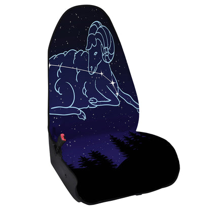 Aries Constellation Print Waterproof Car Seat Cover