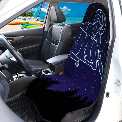 Aries Constellation Print Waterproof Car Seat Cover