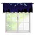 Aries Constellation Print Window Valance