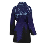 Aries Constellation Print Women's Bathrobe