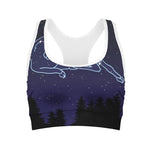 Aries Constellation Print Women's Sports Bra
