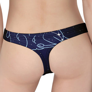 Aries Constellation Print Women's Thong