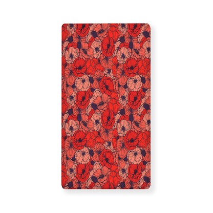 Armistice Day Poppy Pattern Print Baby Crib Sheet