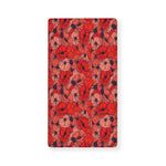 Armistice Day Poppy Pattern Print Baby Crib Sheet