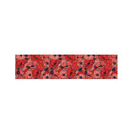 Armistice Day Poppy Pattern Print Bed Runner