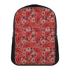 Armistice Day Poppy Pattern Print Casual Backpack