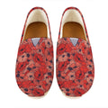 Armistice Day Poppy Pattern Print Casual Shoes