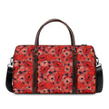 Armistice Day Poppy Pattern Print Duffel Bag
