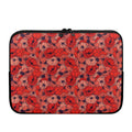 Armistice Day Poppy Pattern Print Laptop Sleeve