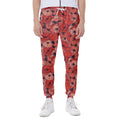 Armistice Day Poppy Pattern Print Joggers