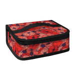 Armistice Day Poppy Pattern Print Small Lunch Bag