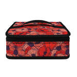 Armistice Day Poppy Pattern Print Small Lunch Bag