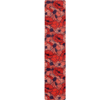 Armistice Day Poppy Pattern Print Table Runner