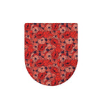Armistice Day Poppy Pattern Print Toilet Lid Cover