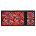 Armistice Day Poppy Pattern Print Trifold Wallet