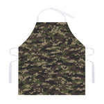 Army Camouflage Knitted Pattern Print Adjustable Apron