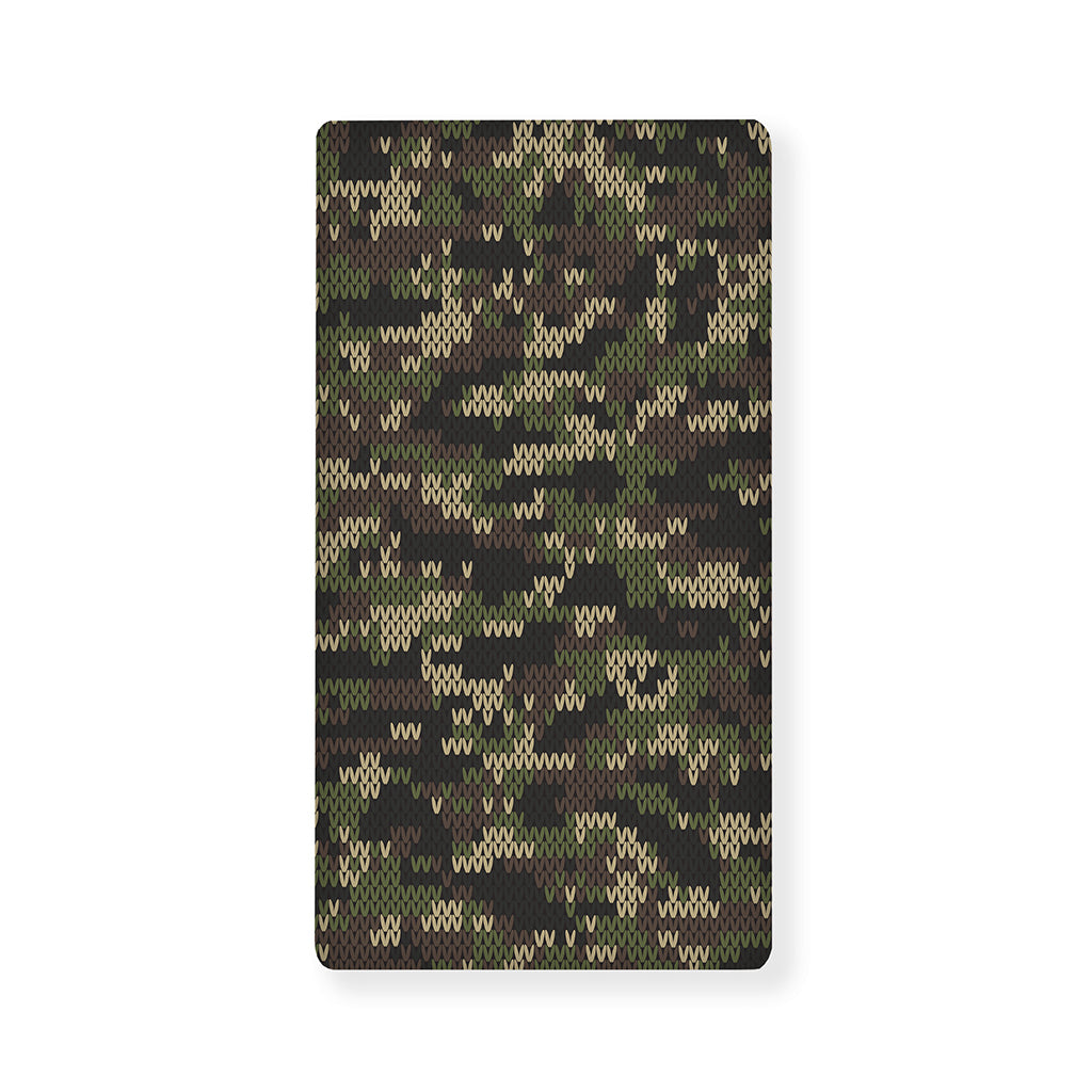 Army Camouflage Knitted Pattern Print Baby Crib Sheet