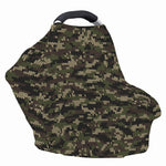 Army Camouflage Knitted Pattern Print Baby Seat Cover