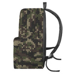 Army Camouflage Knitted Pattern Print Backpack