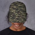 Army Camouflage Knitted Pattern Print Baseball Cap