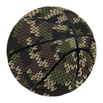 Army Camouflage Knitted Pattern Print Basketball